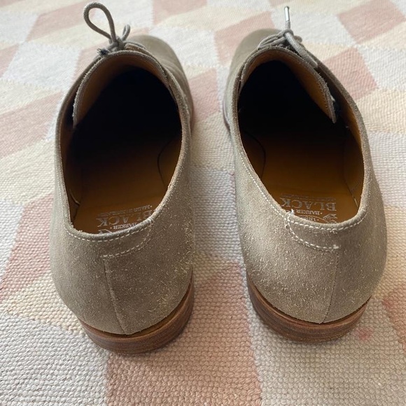 Barker Black Wallace Shoe in Tan Suede - Picture 4 of 5
